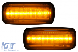 LED Turning Lights suitable for Audi A3 8L (2000-2003) A4 B5 (1999-2001) A6 C5 (1997-2004) TT (1999-2006) Smoke - TRLAUA38LS