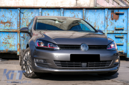 LED Фарове подходящи за VW Golf 7 VII (2012-2017) Facelift G7.5 TFSI Look with Sequential Динамичен Въртящи се светлини-image-6078428