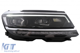 LED Фарове , подходящи за VW Tiguan II Mk2 (2016-2019) R-Line Matrix Дизайн Sequential Динамичен Въртящи се светлини-image-6040230