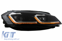 LED Фарове , подходящи за VW Golf 7.5 VII Facelift (2017-up) с последователни Динамичен Въртящи се светлини-image-6049224