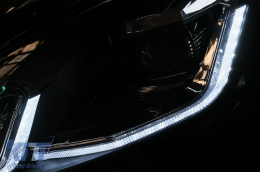 LED Фарове , подходящи за VW Golf 6 VI (2008-2013) с Facelift G7.5 Look Сребърен Flowing Динамичен Sequential Въртящи се светлини-image-6070451