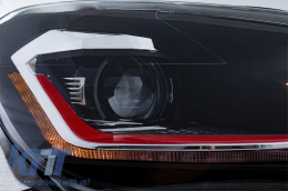 LED Фарове , подходящи за VW Golf 6 VI (2008-2013) с Facelift G7.5 TFSI Look Red Flowing Динамичен Sequential Въртящи се светлини LHD-image-6051899