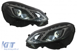 LED Xenon Headlights suitable for Mercedes E-Class W212 Facelift (2013-2016) Upgrade Type - HLMBW212FL