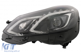 LED Xenon Headlights suitable for Mercedes E-Class W212 Facelift (2013-2016) Upgrade Type-image-6082282