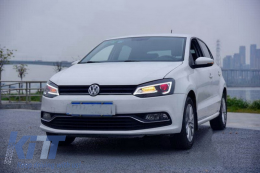 Фарове LED XENON HID подходящи за VW Polo 6R 6C 61 (2011-2017) Light Bar Devil Eye Look Look-image-6027469