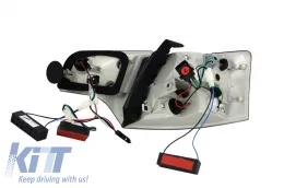 LED Задни светлини подходящи за Audi A4 B7 Avant (2004-2008) дим-image-6012425
