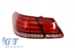 LED задни Задни светлини , подходящи за MERCEDES E-Class W212 (2009-2013) Conversion Facelift Дизайн Red Чисто-image-5992085
