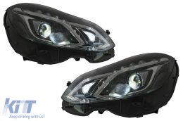 image-6-LED Ксенон Фарове , подходящи за Mercedes E-Class W212 Facelift (2013-2016) Тип надстройка