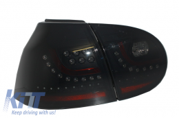 LED Задни светлини , подходящи за VW Golf V 5 с Ляво волан (2004-2009) дим Extreme Черен Look Urban Стил-image-6021618