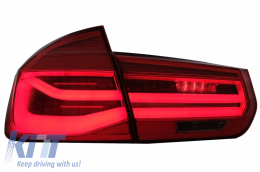 Преобразуване на LED Задни светлини в LCI дизайн , подходящи за BMW Серия 3 F30 Pre LCI LCI (2011-2019) Червен Чисто с Динамичен последователни светлини за завиване-image-6024714