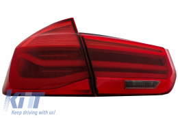 Преобразуване на LED Задни светлини в LCI дизайн , подходящи за BMW Серия 3 F30 Pre LCI LCI (2011-2019) Червен Чисто с Динамичен последователни светлини за завиване-image-6064423