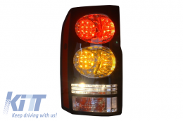 LED Задни светлини , подходящи за Land Rover Discovery III 3 & IV 4 (2004-2016) Черен преобразуване във вид на Facelift-image-6026181