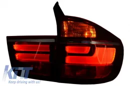 LED Задни светлини подходящи за BMW X5 E70 (2007-2010) Light Bar LCI Facelift Дизайн-image-6023877