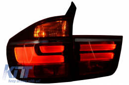 LED Задни светлини подходящи за BMW X5 E70 (2007-2010) Light Bar LCI Facelift Дизайн-image-6023878