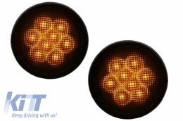 LED индикатор за мигачи за Решетка , подходящ за Jeep Wrangler JK (2007-2016) кехлибарен-image-6025558
