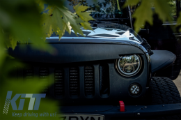 LED индикатор за мигачи за Решетка , подходящ за Jeep Wrangler JK (2007-2016) кехлибарен-image-6052422