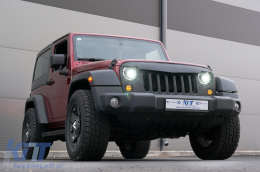 LED индикатор за мигачи за Решетка , подходящ за Jeep Wrangler JK (2007-2016) кехлибарен-image-6072959