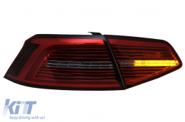 LED Задни светлини , подходящи за VW Passat B8 3G (2015-2019) Лимузина Matrix R line с последователни Динамичен Въртящи се светлини-image-6084164
