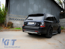 Задна Броня с LED Задни светлини , подходящи за Land Range Rover Спорт L320 (2005-2013) Facelift Автобиографичен дизайн-image-6040003