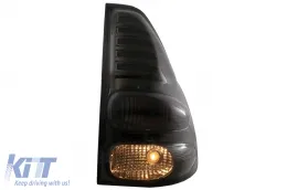 LED Задни светлини подходящи за Toyota Land Cruiser FJ120 (2003-2008) Червен дим-image-6043305