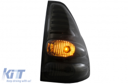 LED Задни светлини подходящи за Toyota Land Cruiser FJ120 (2003-2008) Червен дим-image-6043309