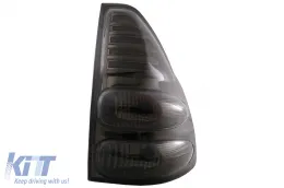 LED Задни светлини подходящи за Toyota Land Cruiser FJ120 (2003-2008) Червен дим-image-6073618