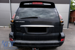 LED Задни светлини подходящи за Toyota Land Cruiser FJ120 (2003-2008) Червен дим-image-6085351