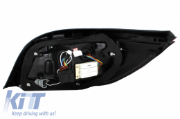 Задни светлини LED бар подходящи за BMW 5 Series E60 (2003-2007) Червен дим-image-6048239