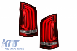 LED Задни светлини подходящи за Mercedes V-Class W447 (2014-2019) Единична Задна врата-image-6051862