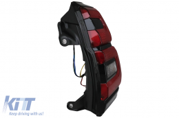 LED Задни светлини , подходящи за Toyota Land Cruiser FJ150 Prado (2010-2018) Red Чисто Light Bar (2018+) Дизайн-image-6098514