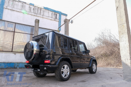 LED Задни светлини светлини Светлинна лента, подходяща за Mercedes G-Class W463 (2008-2017) Facelift 2018 Дизайн Динамичен Sequential Въртящи се светлини дим Red-image-6079286