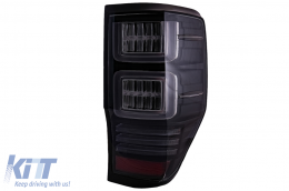 Задни светлини LED подходящи за Ford Ranger (2012-2018) Чисто с последователни Динамичен Въртящи се светлини-image-6068790