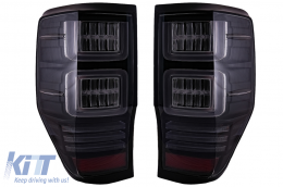 Задни светлини LED подходящи за Ford Ranger (2012-2018) Чисто с последователни Динамичен Въртящи се светлини-image-6068791