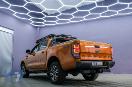 Задни светлини LED подходящи за Ford Ranger (2012-2018) Чисто с последователни Динамичен Въртящи се светлини-image-6089085