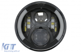 image-10-LED Фар за Мотоциклет , подходящи за Honda CB250 CB400 CB500 CB1300 / Hornet 250 / Hornet 600 Hornet 900 / VTR250 VTEC400 75W 7 инча IP67 H4