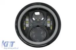 image-19-LED Мотоциклет Фар , подходящи за Honda CB250 CB400 CB500 CB1300 Hornet 250 Hornet 600 Hornet 900 VTR250 VTEC400 75W 7 инча IP67 H4