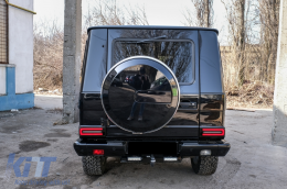 LED Задни светлини светлини, подходящи за Mercedes G-Class W463 (2008-2017) Facelift 2018 Дизайн Динамичен Sequential Въртящи се светлини Черен-image-6087014