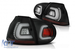 image-74-Задни светлини LED бар подходящи за VW Golf V 5 Хечбек (2004-2009) Черен
