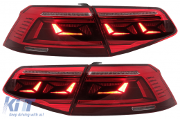 image-2-LED Задни светлини , подходящи за VW Passat B8 3G (2015-2019) Лимузина Sequential Динамичен Въртящи се светлини B8.5 Дизайн