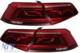 LED Задни светлини , подходящи за VW Passat B8 3G (2015-2019) Лимузина Sequential Динамичен Въртящи се светлини B8.5 Дизайн-image-6089602