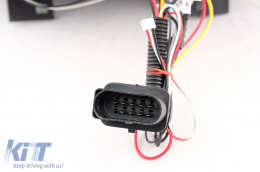 LED Фарове Дневни подходящи за VW Golf IV 4 Cabriolet Хечбек Variant (09.1997-09.2003) Черен-image-6094015