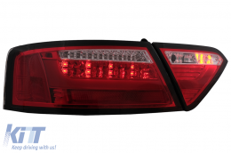 LED Задни светлини , подходящи за Audi A5 8T Купе Кабрио Sportback (2007-2009) Red Чисто-image-6098944