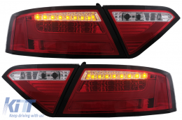 LED Задни светлини , подходящи за Audi A5 8T Купе Кабрио Sportback (2007-2009) Red Чисто-image-6098947