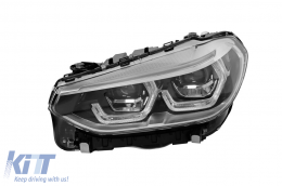 image-77-Left Adaptive LED headlight suitable for BMW X3 G01 2017-2020 with black base