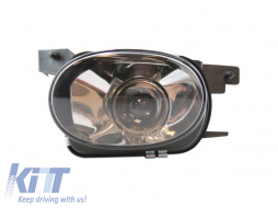Left AMG type halogen with lens suitable for Mercedes C-Class W203 2000-2006 - ABMEFL6007161