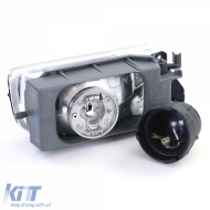 Left fog light with frame suitable for BMW 3 Series E36 1990-1999-image-6211279