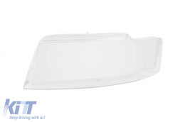 Left headlight glass suitable for Audi A4 B6 2000-2004 - ABAUHL6007922