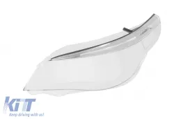 image-16-Left headlight glass suitable for BMW 5 Series E60, E61 2003-2007 with LED strip and chrome trim