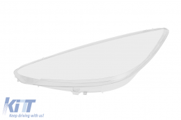 Left headlight lens suitable for Peugeot 308 2012-2015 - ABPEHL6007900