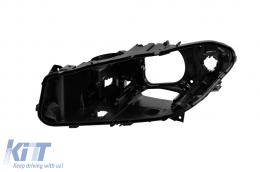 Left housing suitable for adaptive Xenon headlights for BMW 5 Series F10, F11 LCI 2013-2016 - ABBMHL6009892